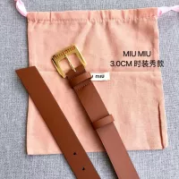 $52.00 USD MIU MIU AAA Quality Belts In 3.0cm For Women #1328594