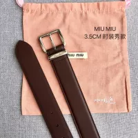 $52.00 USD MIU MIU AAA Quality Belts In 3.5cm For Women #1328615