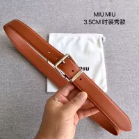 $52.00 USD MIU MIU AAA Quality Belts In 3.5cm For Women #1328617