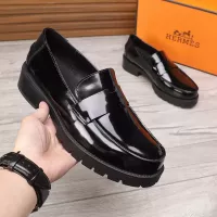 $96.00 USD Hermes Leather Shoes For Men #1329632