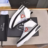$85.00 USD Prada High Top Shoes For Men #1329665