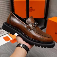 $125.00 USD Hermes Leather Shoes For Men #1329874