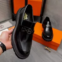 $125.00 USD Hermes Leather Shoes For Men #1329875
