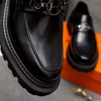 $125.00 USD Hermes Leather Shoes For Men #1329875