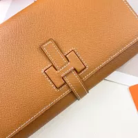 $60.00 USD Hermes AAA Quality Wallets #1329974