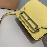 $72.00 USD Hermes AAA Quality Messenger Bags In Silver For Women #1330164