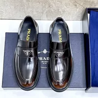 $155.00 USD Prada Leather Shoes For Men #1330235
