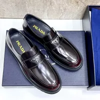 $155.00 USD Prada Leather Shoes For Men #1330236