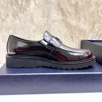 $155.00 USD Prada Leather Shoes For Men #1330236