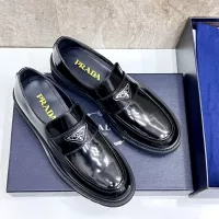 $155.00 USD Prada Leather Shoes For Men #1330237