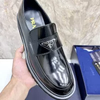 $155.00 USD Prada Leather Shoes For Men #1330237