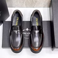 $155.00 USD Prada Leather Shoes For Men #1330378