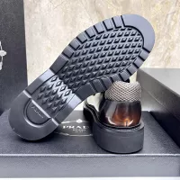 $155.00 USD Prada Leather Shoes For Men #1330378