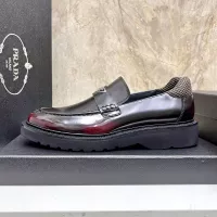 $155.00 USD Prada Leather Shoes For Men #1330379