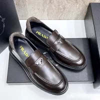 $155.00 USD Prada Leather Shoes For Men #1330380