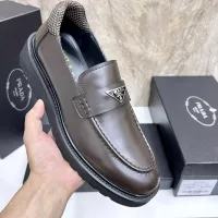 $155.00 USD Prada Leather Shoes For Men #1330380
