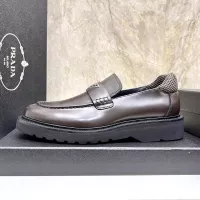 $155.00 USD Prada Leather Shoes For Men #1330380