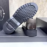 $155.00 USD Prada Leather Shoes For Men #1330380
