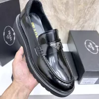 $155.00 USD Prada Leather Shoes For Men #1330381