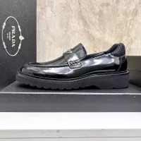 $155.00 USD Prada Leather Shoes For Men #1330381
