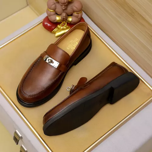 Hermes Leather Shoes For Men #1330756 $85.00 USD, Wholesale Replica Hermes Leather Shoes