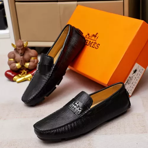 Hermes Leather Shoes For Men #1330765 $72.00 USD, Wholesale Replica Hermes Leather Shoes