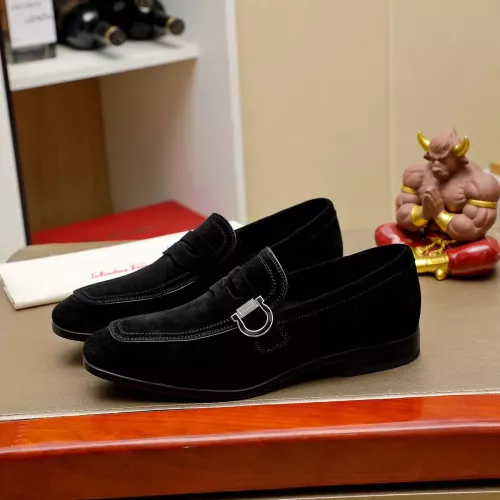 Salvatore Ferragamo Leather Shoes For Men #1330795 $108.00 USD, Wholesale Replica Salvatore Ferragamo Leather Shoes