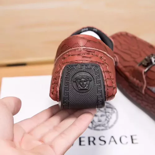 Replica Versace Leather Shoes For Men #1330827 $76.00 USD for Wholesale