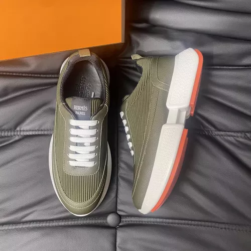 Replica Hermes Casual Shoes For Men #1330871 $80.00 USD for Wholesale
