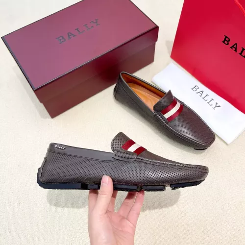 Replica Bally Leather Shoes For Men #1330955 $105.00 USD for Wholesale