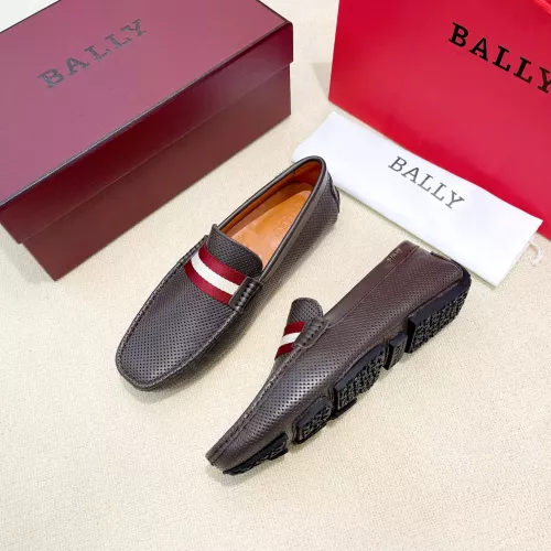 Replica Bally Leather Shoes For Men #1330955 $105.00 USD for Wholesale
