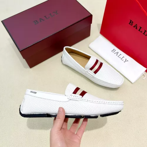 Replica Bally Leather Shoes For Men #1330956 $105.00 USD for Wholesale