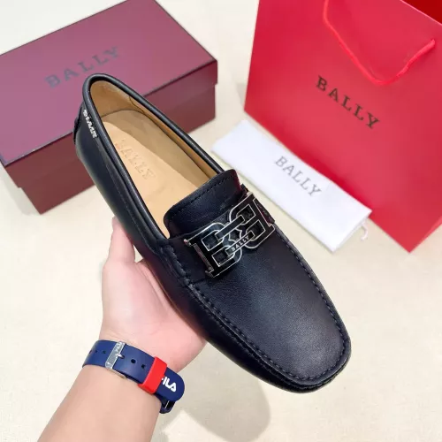 Replica Bally Leather Shoes For Men #1330960 $105.00 USD for Wholesale