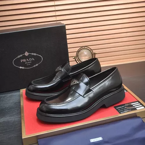Prada Leather Shoes For Men #1331042 $140.00 USD, Wholesale Replica Prada Leather Shoes