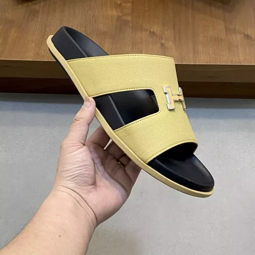 Replica Hermes Slippers For Men #1331112 $82.00 USD for Wholesale