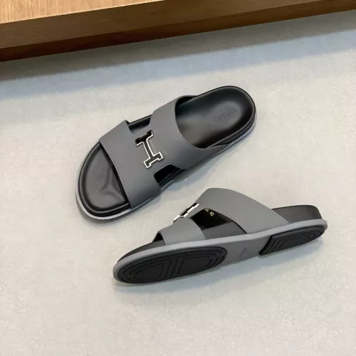 Replica Hermes Slippers For Men #1331124 $82.00 USD for Wholesale