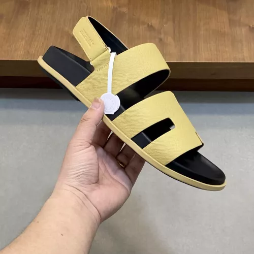 Replica Hermes Sandal For Men #1331131 $85.00 USD for Wholesale