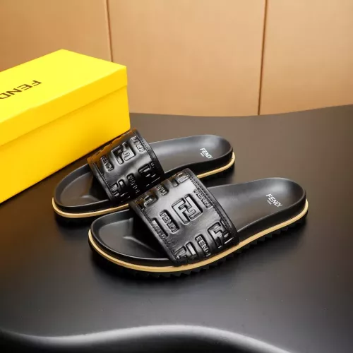 Fendi Slippers For Men #1331169 $68.00 USD, Wholesale Replica Fendi Slippers