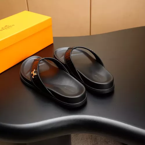Replica Hermes Slippers For Men #1331174 $68.00 USD for Wholesale