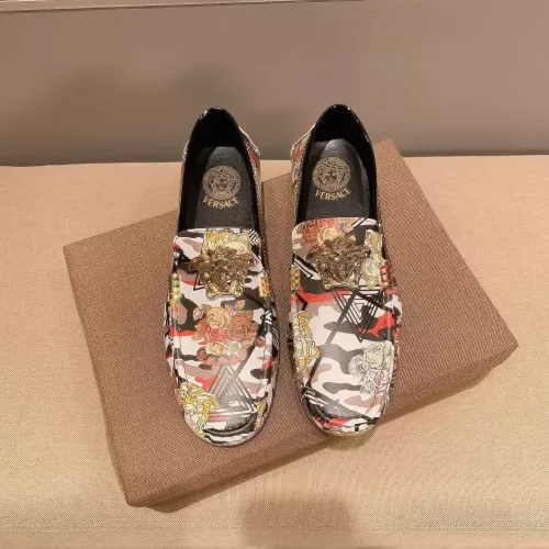Versace Leather Shoes For Men #1331246 $76.00 USD, Wholesale Replica Versace Leather Shoes