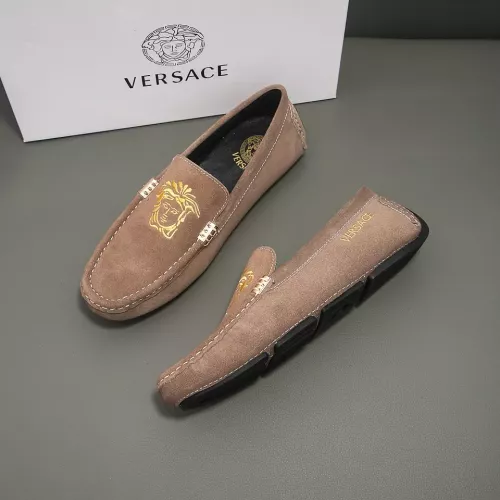 Versace Leather Shoes For Men #1331291 $76.00 USD, Wholesale Replica Versace Leather Shoes