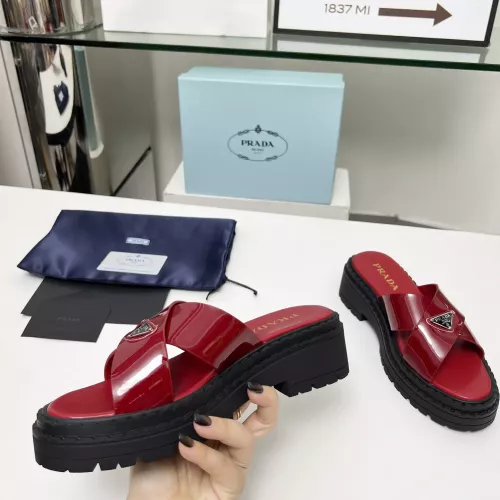 Replica Prada Slippers For Women #1331356 $82.00 USD for Wholesale