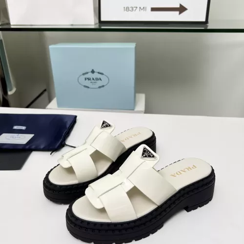 Prada Slippers For Women #1331360 $82.00 USD, Wholesale Replica Prada Slippers