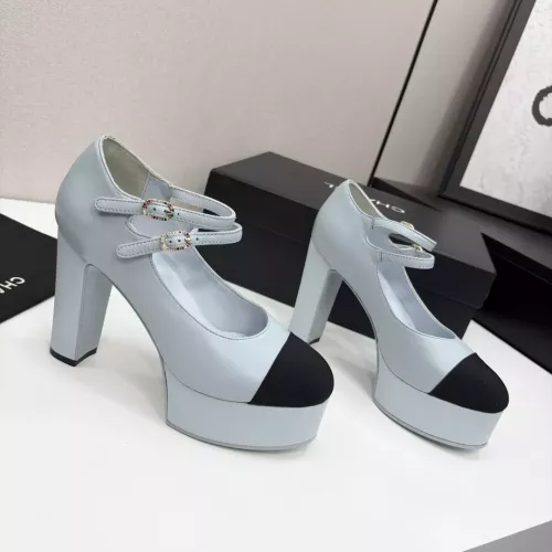 Chanel High-Heeled Shoes For Women #1331441 $125.00 USD, Wholesale Replica Chanel High-Heeled Shoes