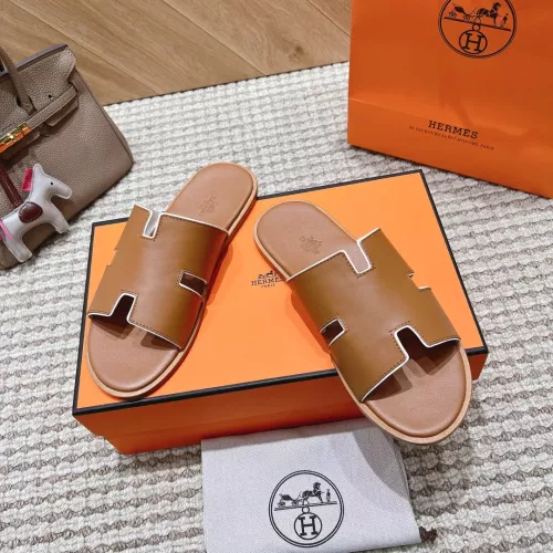 Replica Hermes Slippers For Men #1331474 $100.00 USD for Wholesale