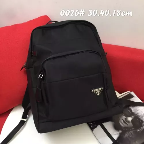 Prada AAA Quality Backpacks For Unisex #1331580 $96.00 USD, Wholesale Replica Prada AAA Quality Backpacks
