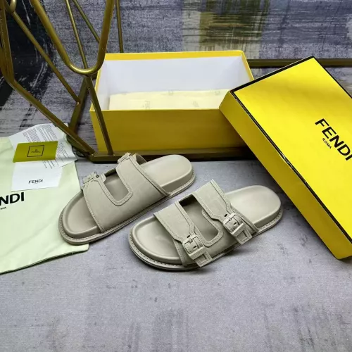 Fendi Slippers For Men #1331727 $80.00 USD, Wholesale Replica Fendi Slippers