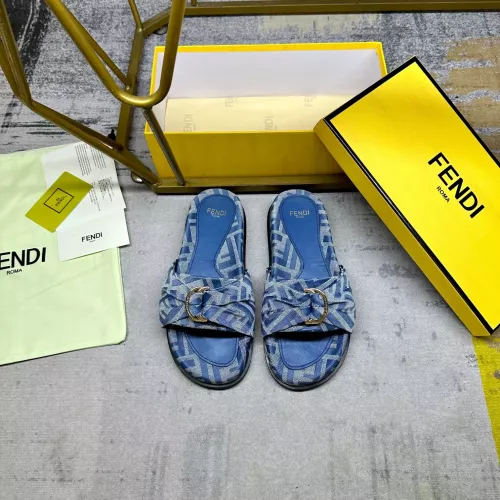Fendi Slippers For Women #1331774 $82.00 USD, Wholesale Replica Fendi Slippers