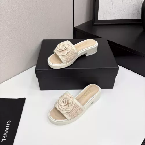 Chanel Slippers For Women #1331915 $98.00 USD, Wholesale Replica Chanel Slippers