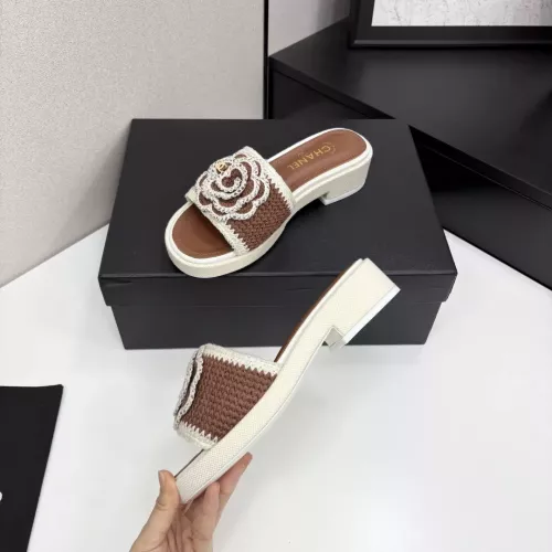 Replica Chanel Slippers For Women #1331920 $98.00 USD for Wholesale